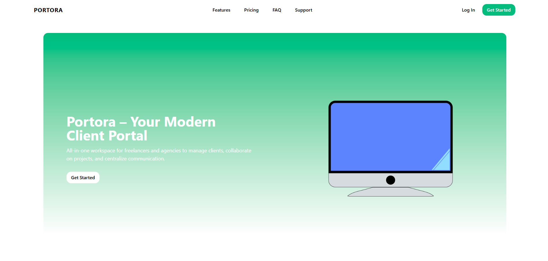 Portora client portal preview